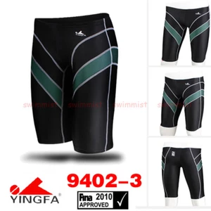 YINGFA 9402-3 MEN'S RACING TRAINING JAMMER SWIMMING TRUNKS L Sz 28 FINA APPROVED - Picture 1 of 2