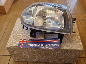 FARO CONDUCTOR DERECHO RENAULT CLIO MK 2 GENUINO NUEVO 7701052160 1998-04 - Imagen 1 de 6