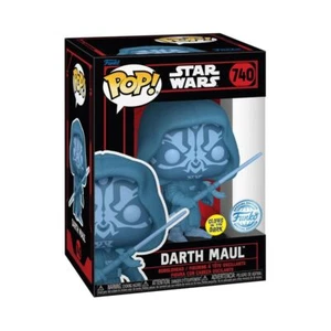 Funko Pop Specialty Series Brilla en la Oscuridad Darth Maul #740 y Protector Pop - Imagen 1 de 2