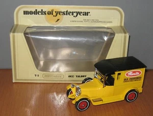 Matchbox Yesteryear Y5 Talbot Van Merita Code 3 Modell - Bild 1 von 7