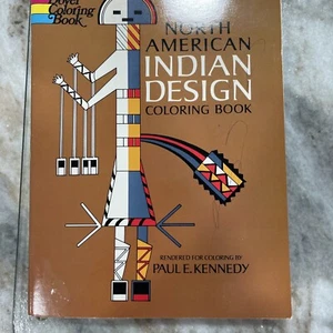 Dover Native American Coloring Bks.: Nordamerikanisches indisches Design Malbuch - Bild 1 von 1