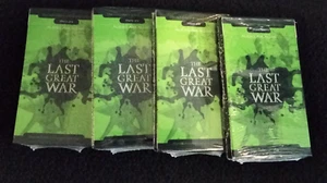 THE LAST GREAT WAR THERE ARE ALIENS AMONG US SEALED LOT OF 4 SEALED CARD PACKS - Picture 1 of 4