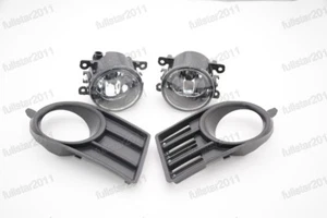 Front Bumper Light Fog Lamps w/Bezel Cover w/Bulb Set For Suzuki Swift 2005-2006 - Bild 1 von 2