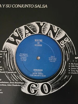 Wayne Gorbea y Su Conjunto Salsa.Rare Orig.Single 45rpm.Wayne Go Records.Ex Copy - Image 1 of 4