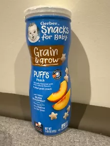 Gerber Baby Snacks Peach Puffs - Picture 1 of 2