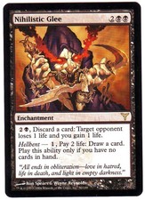MTG Dissension Rare Nihilistic Glee NM x1