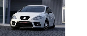 Alerón negro copa Seat Leon 1P MK2 Cupra FR alerón delantero difusor Spoile - Imagen 1 de 2