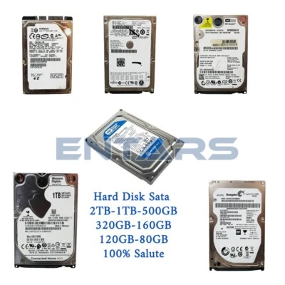 Hard Disk 2.5 e 3.5 da 1TB-500GB 320GB Sata Seagate Hitachi WD HDD Con GARANZIA - Immagine 1 di 4