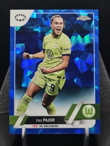 2022-23 Topps Chrome Sapphire Women’s UCL Ewa Pajor #93 VfL Wolfsburg - Picture 1 of 2