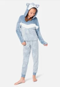 Justice Big Girl Plush Critter Pajama Set NWT M(10) L(12/14) XL(16/18) - Picture 1 of 3