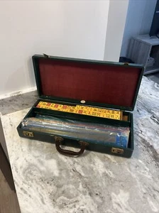 ROYAL GAMES Vintage Mah Jong Bakelit Set 143 Spielsteine extrem selten - Bild 1 von 13