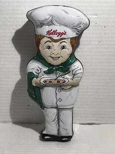 Vintage Kelloggs Tin Box Co. Rice Krispies Character Snap Chef Tin Box - Picture 1 of 6