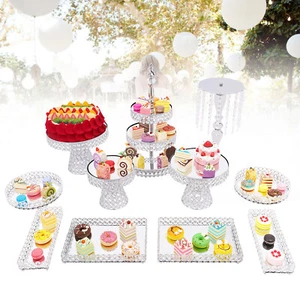 Juego de 11 piezas soportes para pasteles soportes redondos para cupcakes, metal para boda fiesta de cumpleaños - Imagen 1 de 15