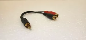 Boss Audio Y Connector One Male/Two Female BR2F Original Boss Item - Picture 1 of 2
