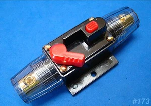INLINE AUTO WATERPROOF 100AMP CIRCUIT BREAKER MANUAL RESET SWITCH 12VOLT 4 8 AWG - Picture 1 of 8