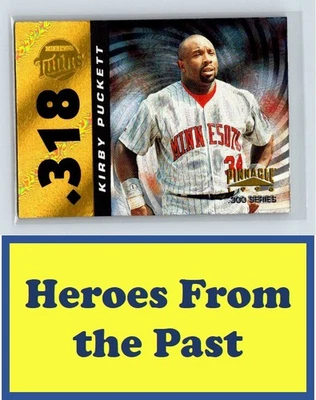 1996 Pinnacle Starburst #196 Kirby Puckett HOF 070-D — 第 1/2 张图片