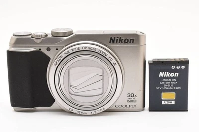 Nikon COOLPIX S9900 silver compact digital camera English language Working - Image 1 of 4