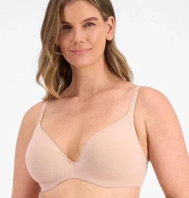 BARELY THERE Cotton Rich Bra - Nude - Image 1 of 4