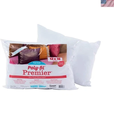 Washable 12" x 16" Cotton/Polyester Travel Pillow Insert for On-the-Go Comfort - Image 1 of 4