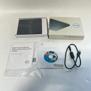 Dell GP61NB60 External USB DVDRW Drive DW316 08J15V Cable Included w/ Cord - Picture 1 of 4