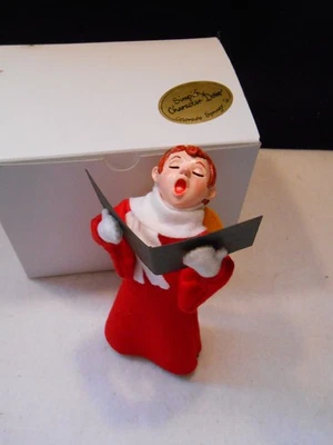 Simpich Character Dolls~ Hanging Angel "Dooley" -holding songsheet/singing - Image 1 of 4