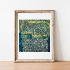 Art print Klimt Country House on Attersee giclee poster gallery wall art decor - Picture 1 of 8