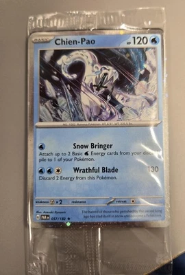 Pokémon Chien-Pao 57/182 Paradox Rift (Cosmos Holo) Sealed Knockout Box Promo - Image 1 of 2