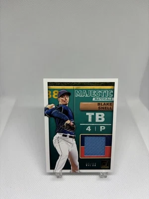 2019 Donruss #MM-BS Blake Snell Majestic Materials Gold - Image 1 of 2