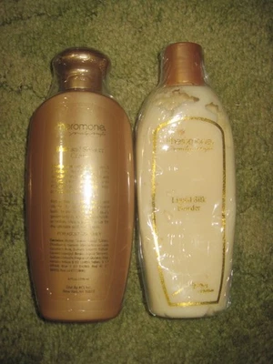 CREMA DE BAÑO Y DUCHA FEROMONAS MARILYN MIGLIN 8 oz + 8 oz. de seda líquida en polvo Foto 1 de 4