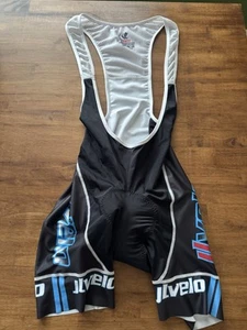 JLvelo Men Cycling Bib Shorts Stretch Bike Padded Small New Without Tags - Picture 1 of 7