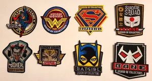 Funko DC Legion of Collectors Patch Lot of 8 - Superman/Supergirl/Joker + more - Picture 1 of 4