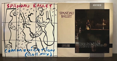 SPANDAU BALLET Lot (2) Lifeline &Communication (UK) 12" Vinyl Record Single - EX - Image 1 of 4