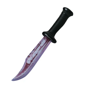 Bleeding Horror Scream Knife Bloody Blade Dagger Halloween Fancy Dress Fun World - Picture 1 of 1