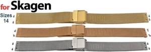 Correa de reloj de malla estilo Skagen pulsera de reloj 14 mm tornillos incluidos - Imagen 1 de 4