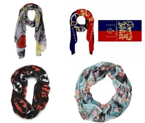New Batman Superman Joker Harley Quinn Wonder Woman Infinity Scarf 9-Styles $17 - Picture 1 of 21