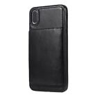 Retro PU Case Phone Wallet Card Slot Shockproof Flip Cover Cases-Black V2Z47673