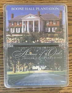2 Boone Hall Plantation Deck Of Playing Cards In Plastic Storage Case - Picture 1 of 7