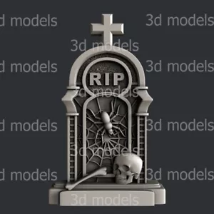 Modelos 3d STL para CNC, Artcam, Aspire, lápidas en relieve - Imagen 1 de 4