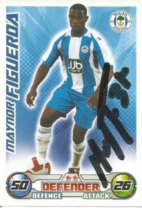 MAYNOR FIGUEROA * SIGNED WIGAN 2008/2009 MATCH ATTAX TRADING CARD + COA - Bild 1 von 1