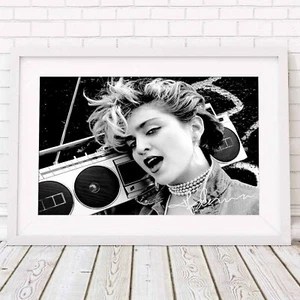MADONNA - Music Pop Legend Poster Picture Print Sizes A5 to A0 **FREE DELIVERY** - Picture 1 of 14
