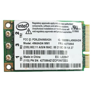 Intel 4965 AGN WIFI Wireless-N Card For Lenovo IBM Thinkpad T61 X61 Z61 X61 R61 - Picture 1 of 4
