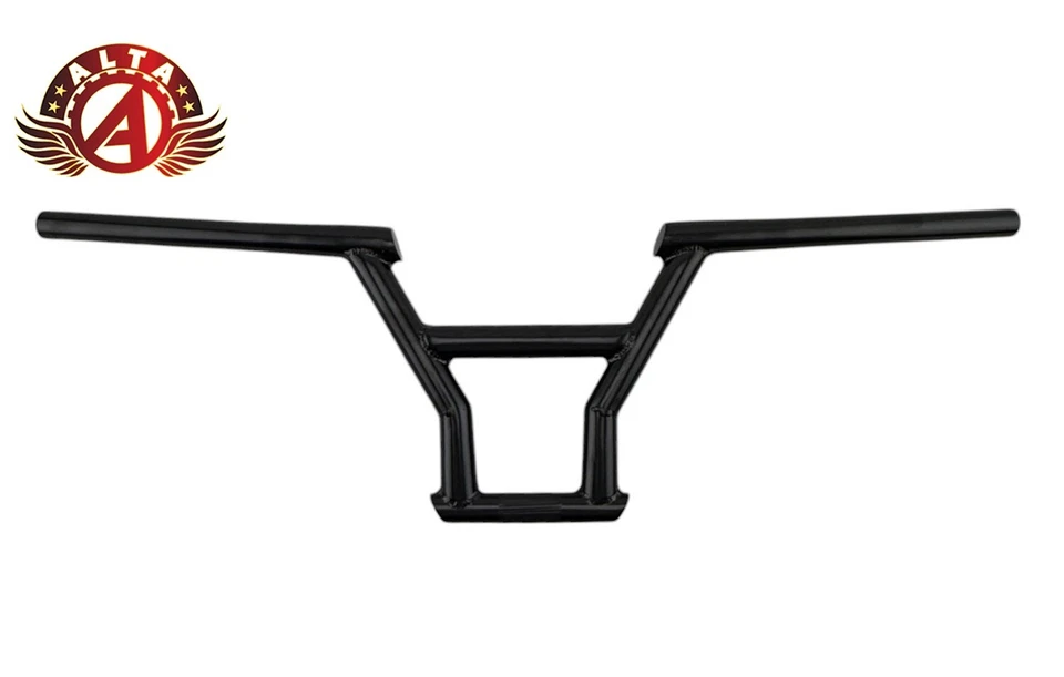 ALTA BMX BICYCLE 338 STEEL HANDLEBAR 22.2MM BLACK. - Image 1 of 1