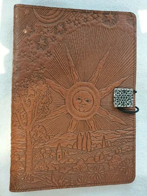 Oberon Design 8.5"x6" Tablet/Kindle Cover, Roof of Heaven, Saddle - Image 1 of 4