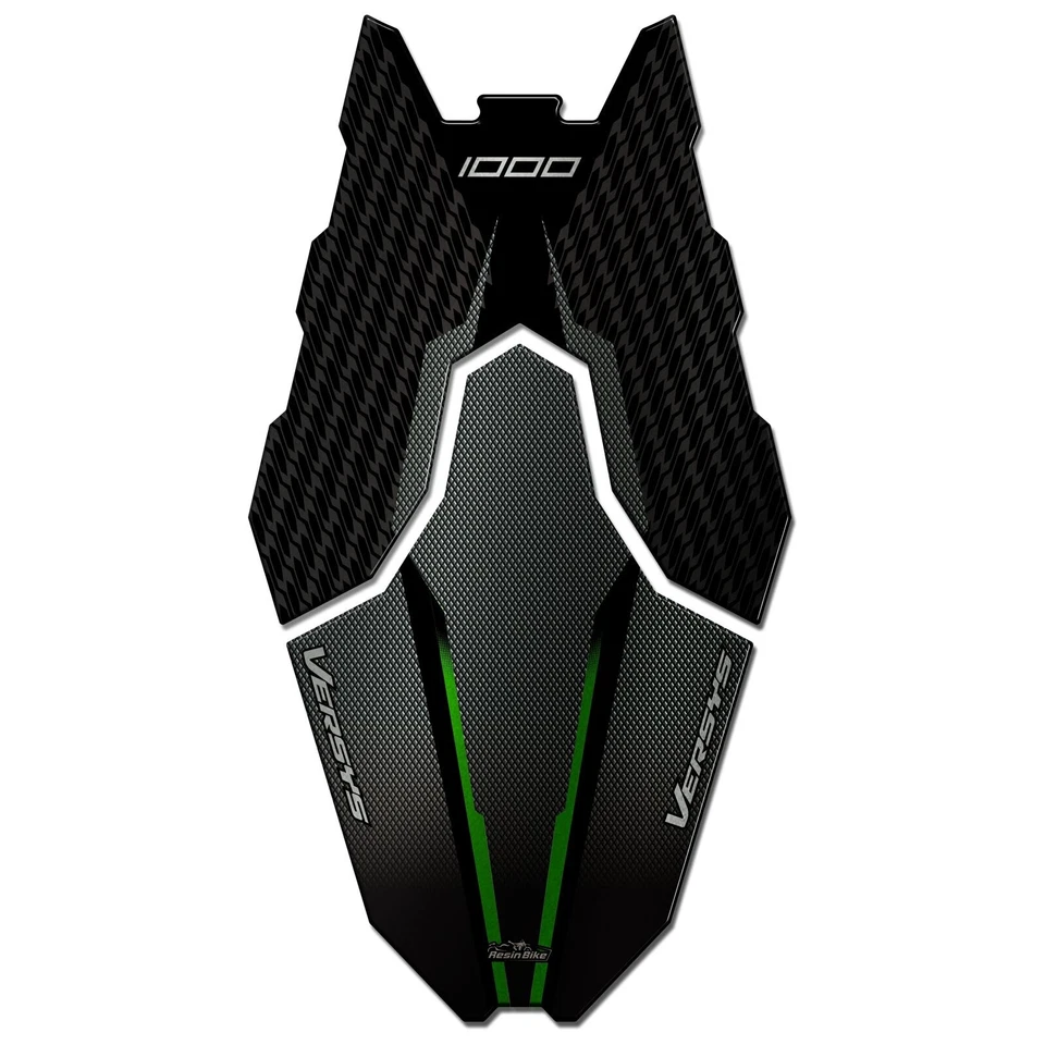 Наклейки бак подушечка мотоцикла 3D смолы совместимый Kawasaki Versys 1000 2019-20 - Изображение 1 из 4