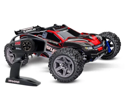 Traxxas Rustler 4x4 rot BL-2S Brushless TRX67164-4-RED  - Bild 1 von 4