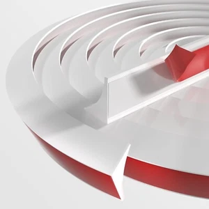 100cm Wet Room Floor Barrier Silicone Shower Tray Sealing Strip Self-Adhesive - Picture 1 of 15