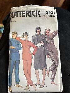 Butterick 3433 Vintage Night Shirt Pattern Mens & Misses UNCUT “one size”
