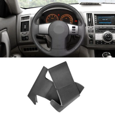 Leather Steering Wheel Cover For Nissan Pathfinder III 2005-2015 Frontier Xterra - Image 1 of 4