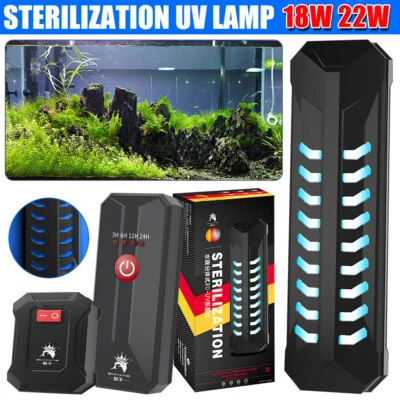 Aquarium Submersible UV Light Sterilizer Pond Fish Tank Germicidal Clean Lamp - Image 1 of 4