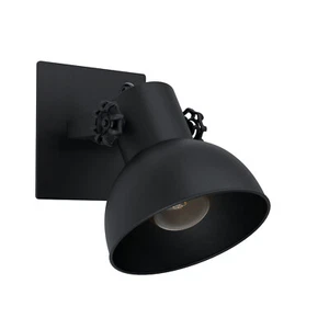 Aplique Foco Spot Moderno de Metal Negro A 1 Luz GL1797 - Imagen 1 de 2
